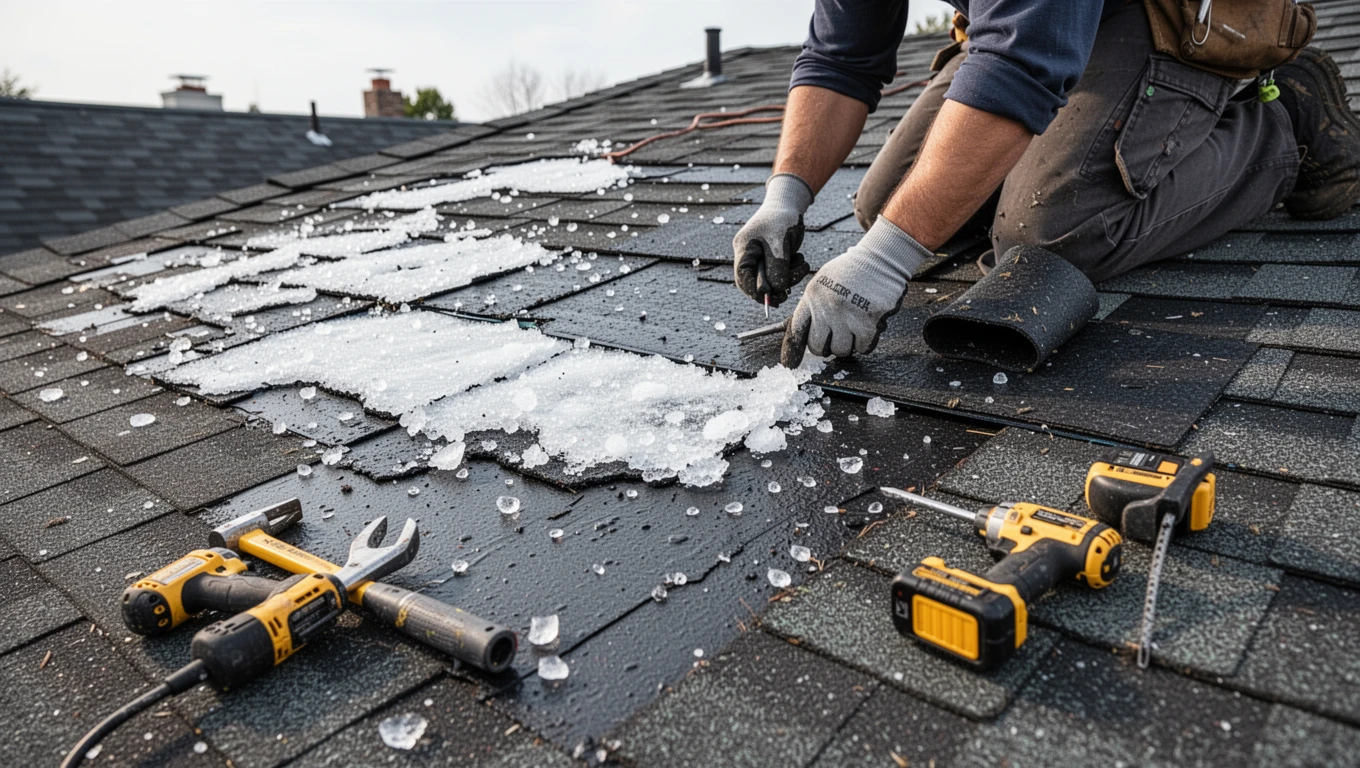 Hail Damage Roof Repair